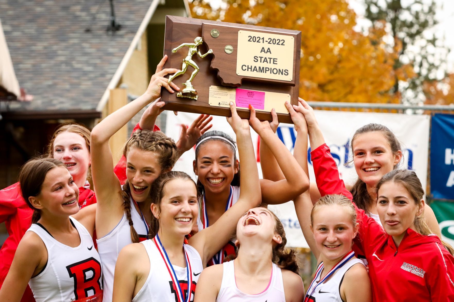 2021 Class AA girls champions - Bozeman Hawks